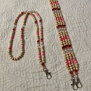 Beaded lanyard
